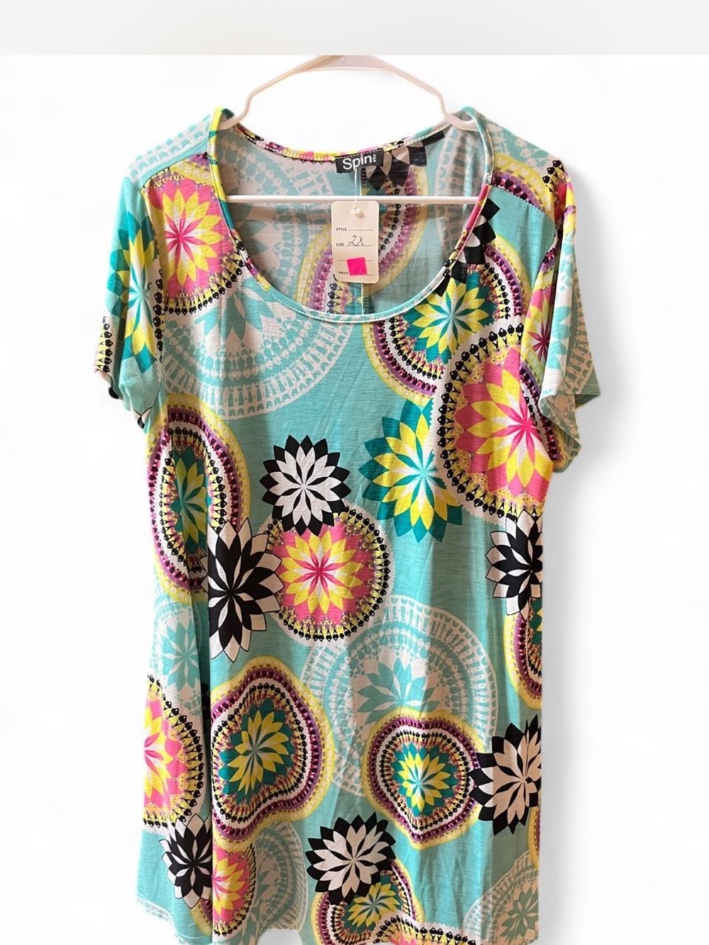 Spin USA Floral Dress XXL NWT